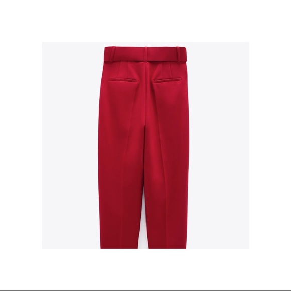 Zara bloggers fav high waisted belted pan 🏷 - Picture 5 of 9